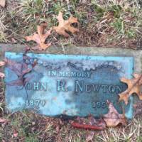 Newton gravestone